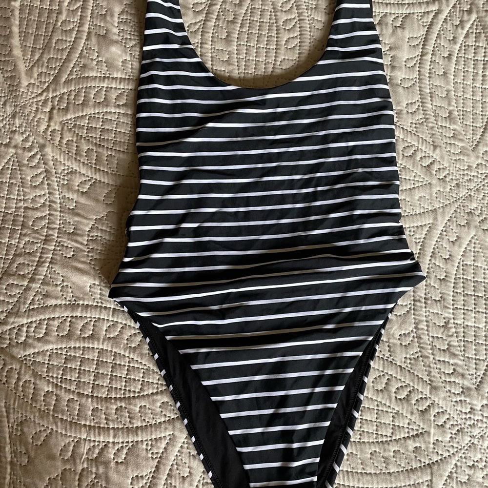 Aerie Striped Swimsuit